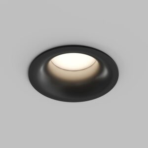 Встраиваемый влагозащищенный светильник KIBEK, IP65, 15 Вт, GU5.3, LED, черный, пластик