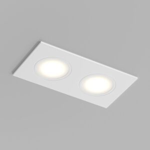 Встраиваемый влагозащищенный светильник PORT, 2?15 Вт макс., LED, GU5.3, IP65, корпус из полимера, цвет белый