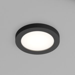 DK3012-BK Встраиваемый светильник влагозащ., IP 44, 50 Вт, GU10, черный, алюминий
